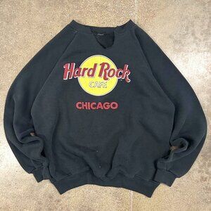 Hard Rock Cafe Men's Black Sweatshirt